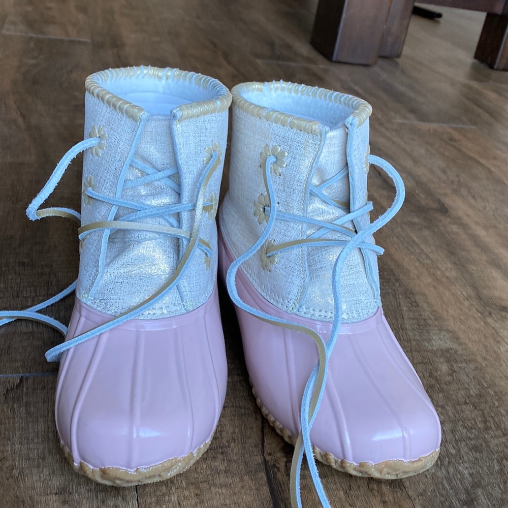 Pink Duck Boots